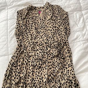 Vince Camino Animal Print Dress